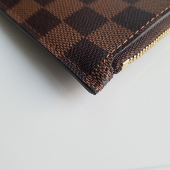 LOUIS VUITTON Neverfull Pouch GM Damier Ebene Print - Picture 15 of 16